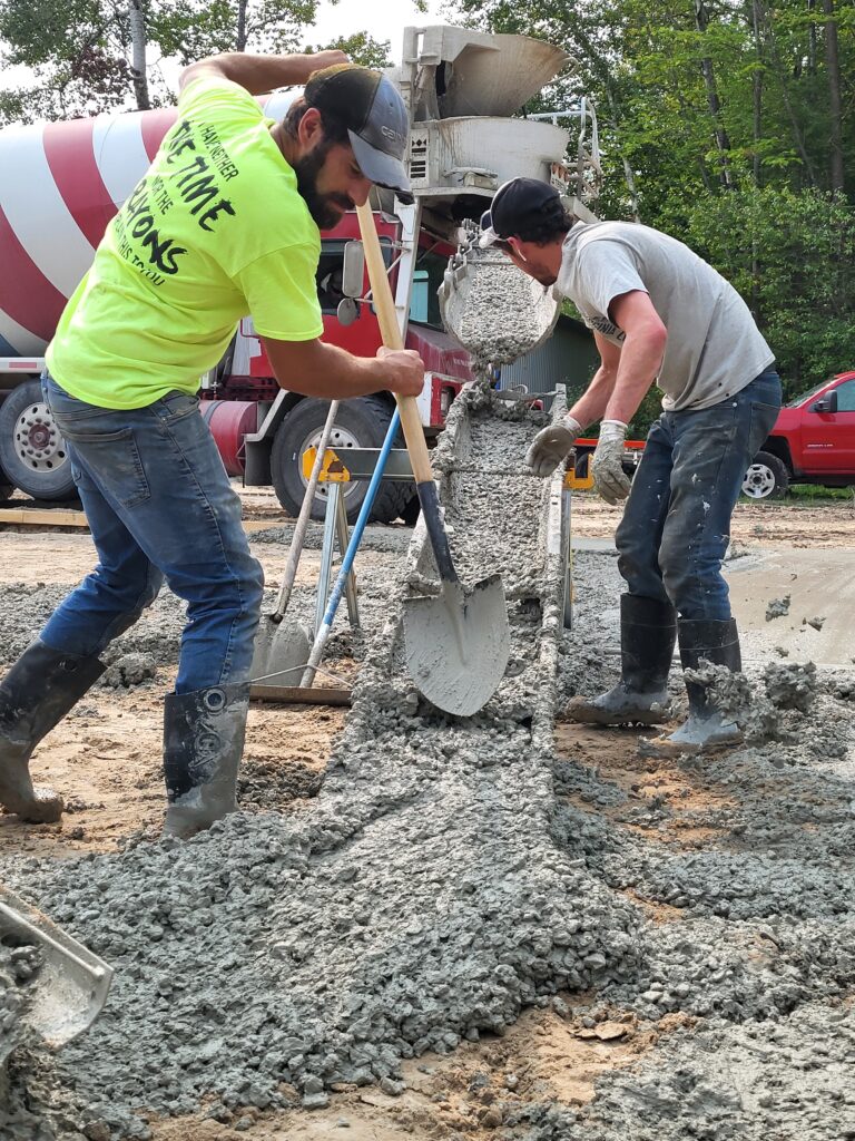 Laying Concrete Slab