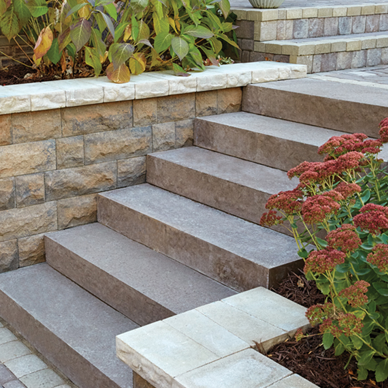 Custom Concrete Steps in Michigan