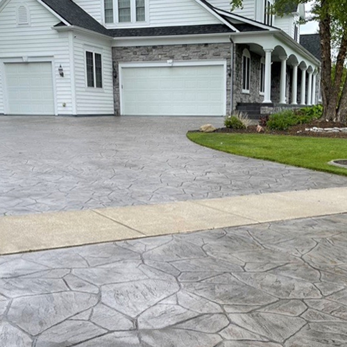 Stamped Concrete Driveways in Northeast Michigan